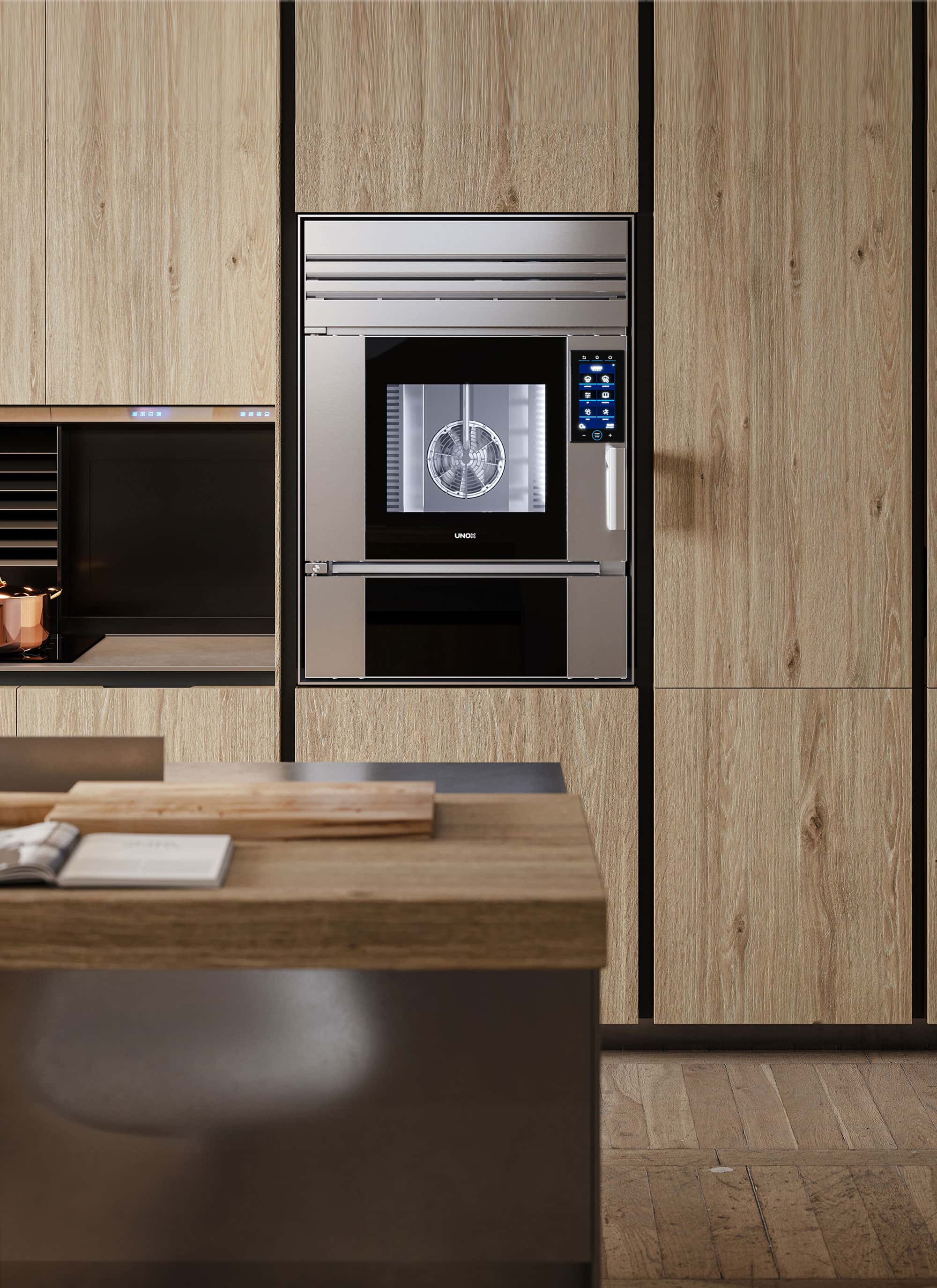 Unox Casa SuperOven Model 1S, şef seviyesinde performans ve zarif İtalyan işçiliğiyle