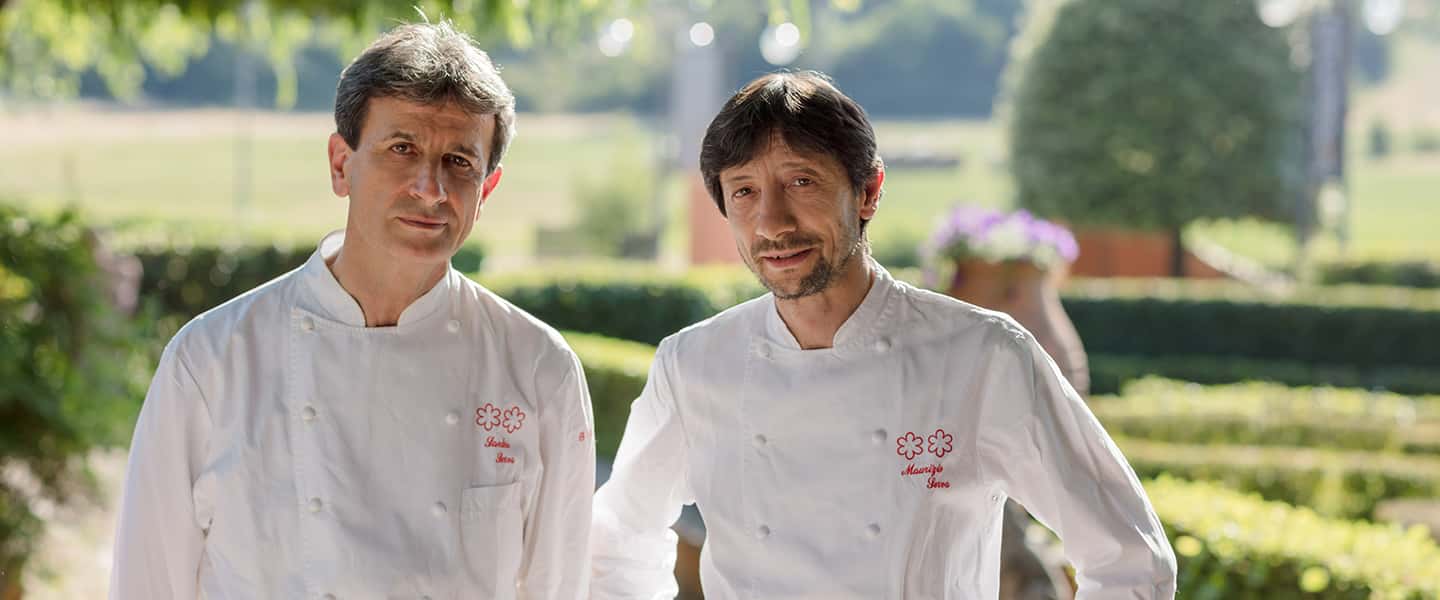 Sandro ve Maurizio Serva, Unox'un Taste of Success kampanyasının bir parçasıdır