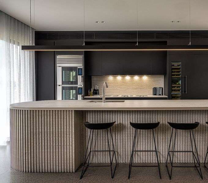 SuprOven Model 1 in Mickleham House's contemporary kitchen