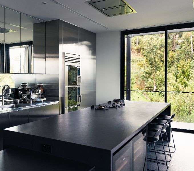 Coolatai House's kitchen in Wye River Australia featuring SuperOven Model 1